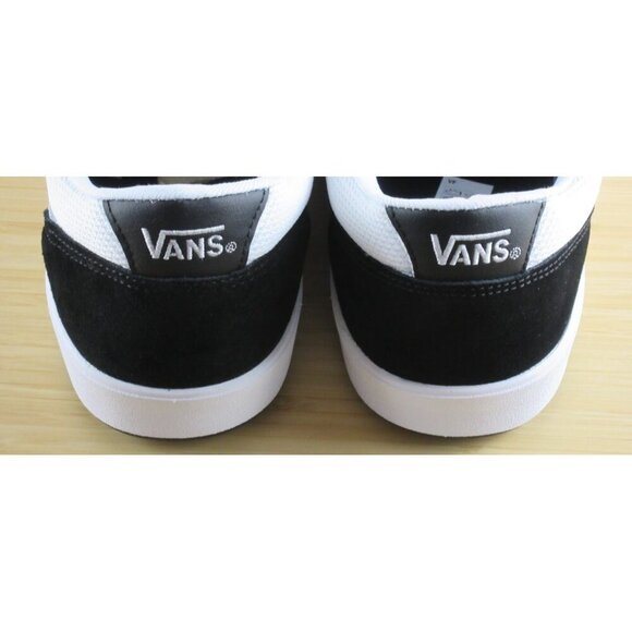 Vans Men\'s Lowland Cc V  2 Tone Black True White adjustable Shoes Sizes NEW main image 7